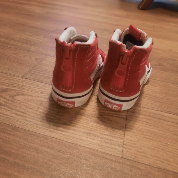 SOLD Vans, Toddler Size 5, Red and White - Picture 8 of 10